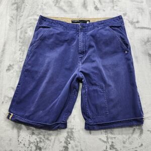 Vintage 90s Rocawear Shorts Mens W36 Blue Cargo Cotton HIP HOP Baggy Streetwear